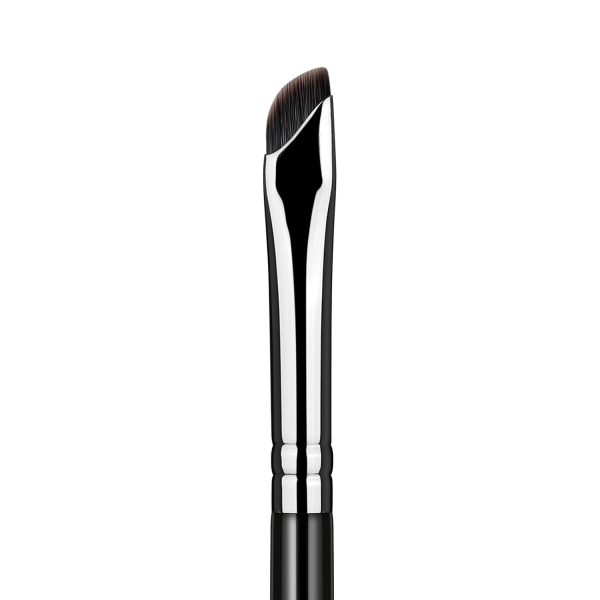 Eyeliner Brush,  Sickle Angled Gel Eyeliner Makeup Brush for Precise Eye Liner, Eyebrow, Eyelid with Ultra Thin Curved Vegan Bristles