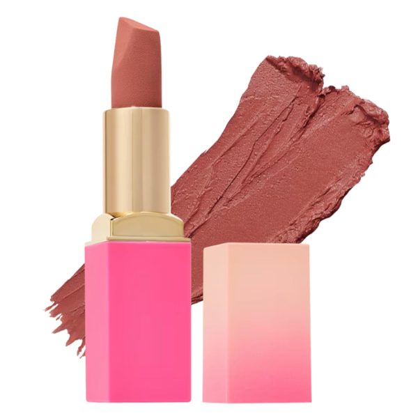 The Nude Velvety Matte Lipstick   Nude, Long lasting Lipstick, Rich Color Lip Makeup, Creamy with Matte Finish, Beauty & Lip Products